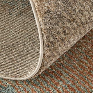 Eden Modern Abstract - Brown/Tan/Blue
