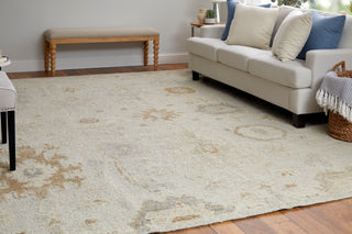 Grafton Transitional Floral & Botanical - Tan/Ivory/Orange