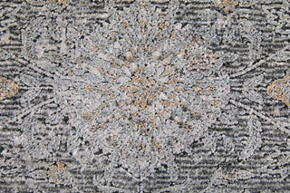 The Rug Corner Feizy Sarrant Transitional Damask - Gray/Silver/Tan  