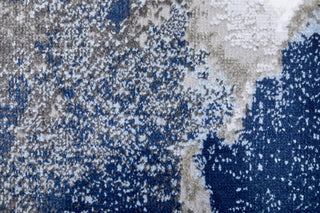 Gaspar Modern Abstract - Blue/Gray/White