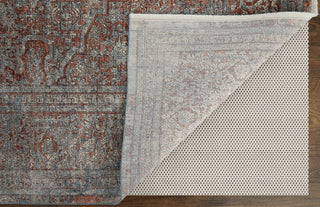 The Rug Corner Feizy Marquette Transitional Medallion - Blue/Red/Gray  Marquette Transitional Medallion - Blue/Red/Gray