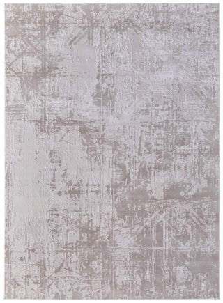 The Rug Corner Feizy Prasad Modern Abstract - Ivory/Taupe/Silver  