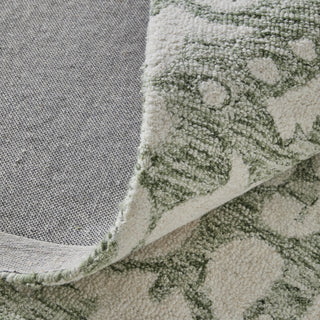 Belfort Traditional Floral & Botanical - Ivory/Green