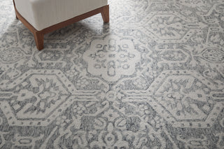 Belfort Traditional Geometric - Gray/White