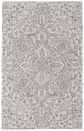 Belfort Transitional Medallion - White/Gray
