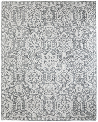 Belfort Traditional Geometric - Gray/White