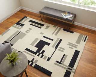 The Rug Corner Feizy Maguire Transitional Abstract - Ivory/Taupe  Maguire Transitional Abstract - Ivory/Taupe