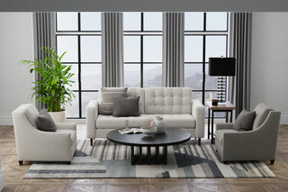 Richmond Modern Abstract - Ivory/Gray/Blue