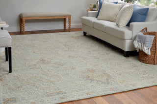 The Rug Corner Feizy Grafton Transitional Floral & Botanical - Gray/Green/Blue  Grafton Transitional Floral & Botanical - Gray/Green/Blue