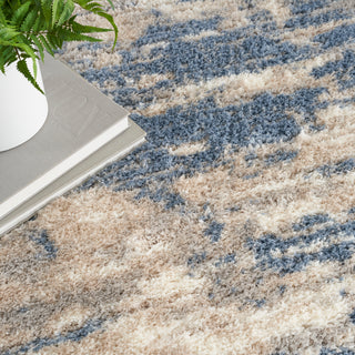 The Rug Corner Nourison Home Nourison Home - Dreamy Shag Light Blue/Grey Area Rug DRS10  