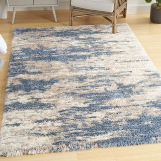 The Rug Corner Nourison Home Nourison Home - Dreamy Shag Light Blue/Grey Area Rug DRS10  
