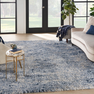 The Rug Corner Nourison Home Dreamy Shag DRS06 LTBLU Area Rugs  