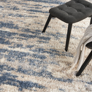 The Rug Corner Nourison Home Nourison Home - Dreamy Shag Light Blue/Grey Area Rug DRS10  