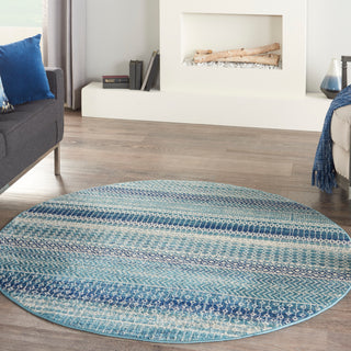 The Rug Corner Nourison Home Nourison Home - Passion Navy/Blue Area Rug PSN26  