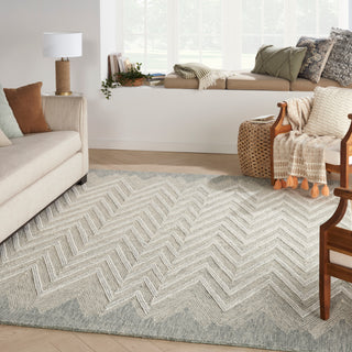 Nourison Home - Interlock Teal Area Rug ITL04