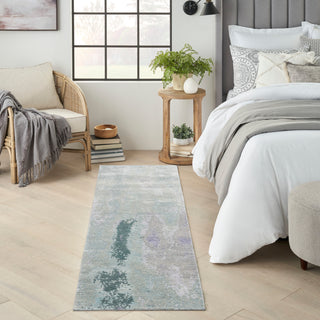 The Rug Corner Nourison Home Silk Shadows SHA22 BLUGN Area Rugs  