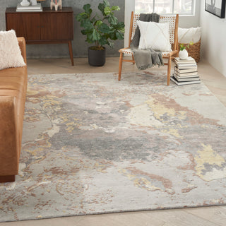 The Rug Corner Nourison Home Silk Shadows SHA20 SILVR Area Rugs  