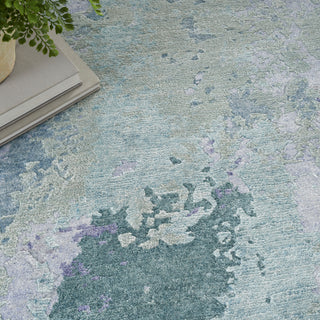 The Rug Corner Nourison Home Silk Shadows SHA22 BLUGN Area Rugs  