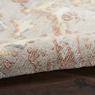 The Rug Corner Nourison Home Silk Shadows SHA20 SILVR Area Rugs  