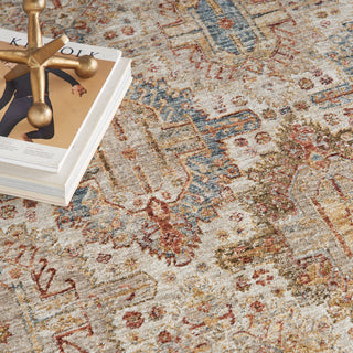 The Rug Corner Nourison Home Nourison Home - Sahar Ivory/Multi-Color Area Rug SHR01  