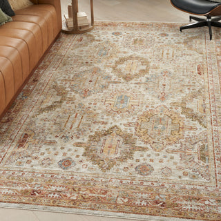 The Rug Corner Nourison Home Nourison Home - Sahar Ivory/Multi-Color Area Rug SHR01  