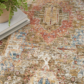 The Rug Corner Nourison Home Sahar SHR01 GREEN Area Rugs  