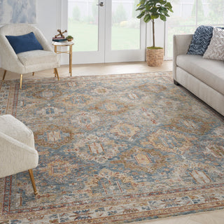 The Rug Corner Nourison Home Sahar SHR01 BLUE Area Rugs  