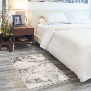 The Rug Corner Nourison Home Nourison Home - ELatteion Ivory/Green Area Rug ETN13  