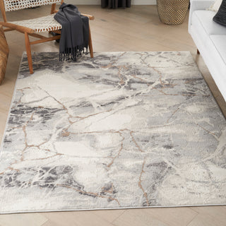 The Rug Corner Nourison Home Nourison Home - ELatteion Ivory/Green Area Rug ETN13  