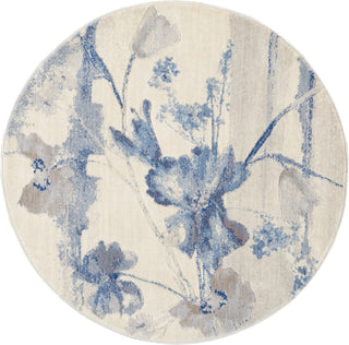 The Rug Corner Nourison Home Nourison Home - Somerset Ivory/Blue Area Rug ST18  