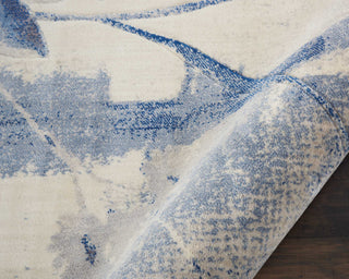 The Rug Corner Nourison Home Nourison Home - Somerset Ivory/Blue Area Rug ST18  