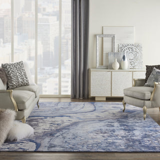 The Rug Corner Nourison Home Prismatic PRS05 BLUE Area Rugs  
