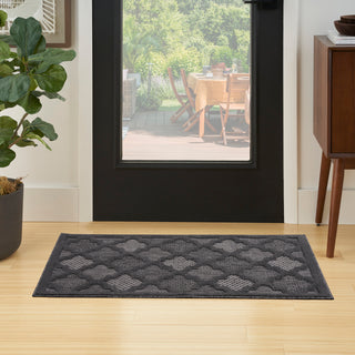 The Rug Corner Nourison Home Nourison Home - Easy Care Black Area Rug NES01  