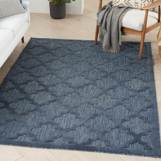 The Rug Corner Nourison Home Nourison Home - Easy Care Navy/Blue Area Rug NES01  