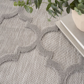 The Rug Corner Nourison Home Nourison Home - Easy Care Silver/Green Area Rug NES01  