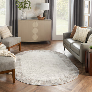 The Rug Corner Nourison Home Elation ETN05 IVGRY Area Rugs  