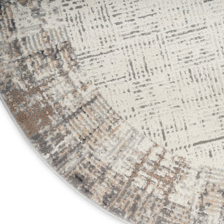 The Rug Corner Nourison Home Elation ETN05 IVGRY Area Rugs  