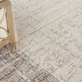 The Rug Corner Nourison Home Elation ETN05 IVGRY Area Rugs  