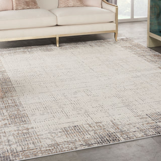 The Rug Corner Nourison Home Elation ETN05 IVGRY Area Rugs  