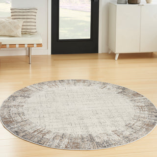 The Rug Corner Nourison Home Elation ETN05 IVGRY Area Rugs  