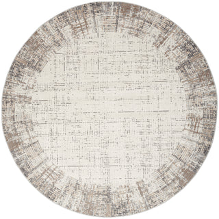 The Rug Corner Nourison Home Elation ETN05 IVGRY Area Rugs  