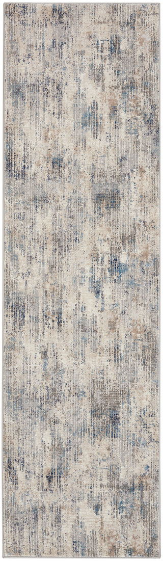 The Rug Corner Calvin Klein Calvin Klein Infinity - Ivory/Blue Area Rug IFN04  