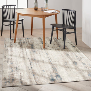 Calvin Klein Infinity - Ivory/Blue Area Rug IFN02