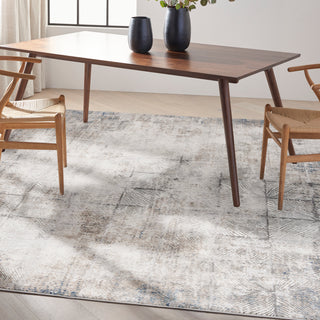 The Rug Corner Calvin Klein Calvin Klein Infinity - Ivory/Grey Area Rug IFN03  