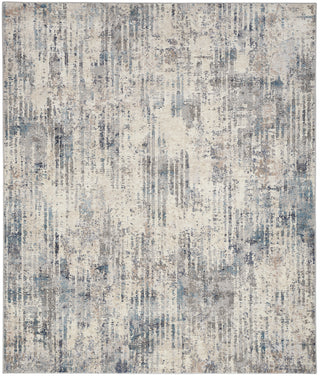 The Rug Corner Calvin Klein Calvin Klein Infinity - Ivory/Blue Area Rug IFN04  
