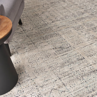 The Rug Corner Nourison Home Lynx LNX06 IVBLU Area Rugs  