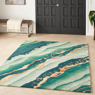 Prismatic PRS30 EMRLD Area Rugs