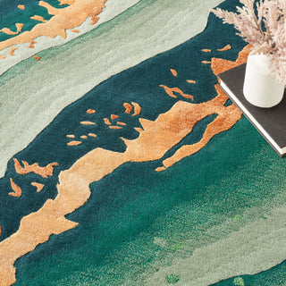 Prismatic PRS30 EMRLD Area Rugs