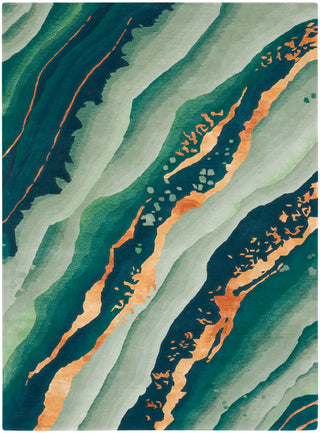 Prismatic PRS30 EMRLD Area Rugs