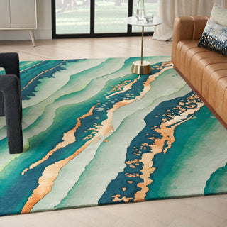 Prismatic PRS30 EMRLD Area Rugs